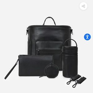 Fawn Design Diaper Bag / Black on Black